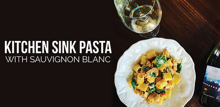 Get the Recipe: Kitchen Sink Pasta with Chaddsford Sauvignon Blanc