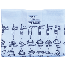 Wine Pairing Tea Towel